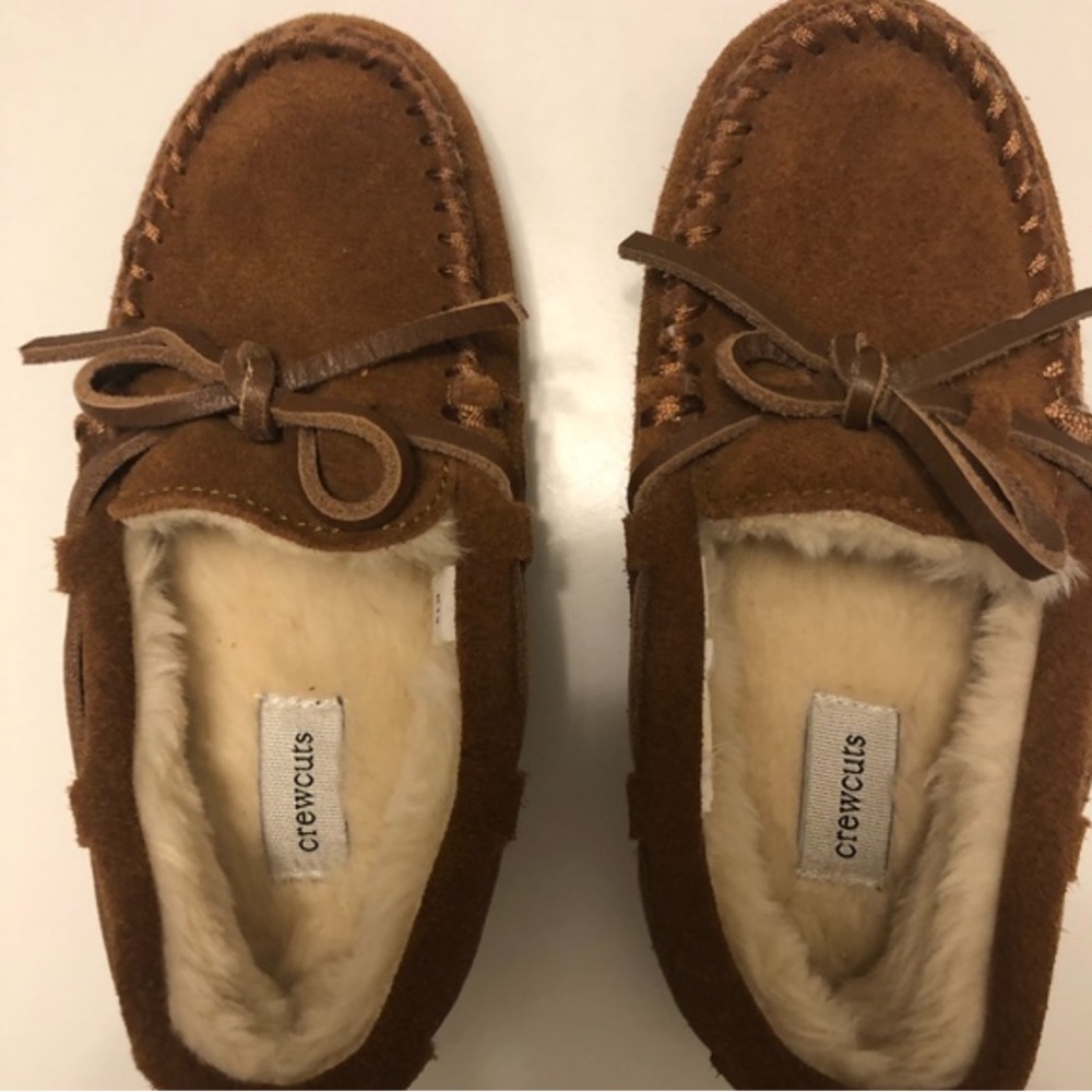 Size 2 Boys - J Crew Slippers with Fur